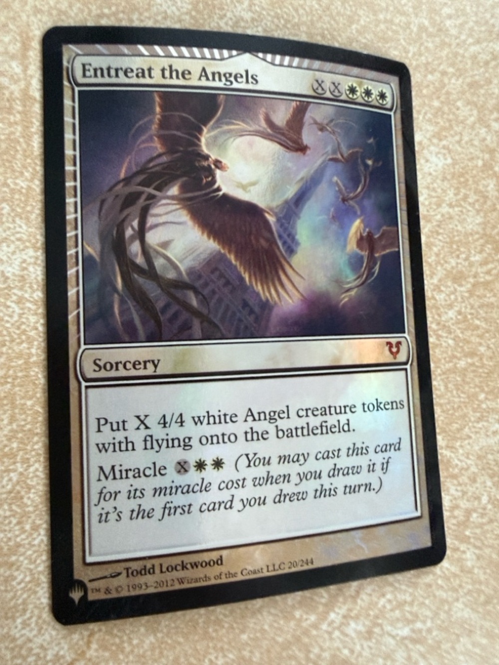 Entreat the Angels From the Vault Card Magic The Gathering-Foil